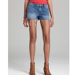 J Brand Cut Off High Rise Denim Jean Shorts
